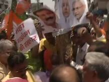 लालू के ठिकानों पर छापेमारी: RJD के प्रदर्शन के जवाब में आज बीजेपी का पटना में प्रदर्शन