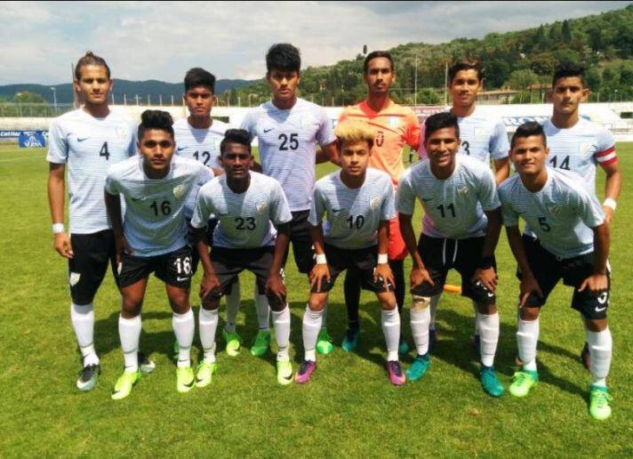 भारत में इसी साल खेले जाने वाले अंडर-17 विश्व कप की तैयारी के लिए भारत इस समय यूरोप दौरे पर है.