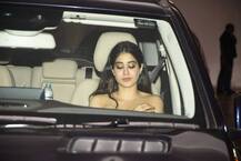 करण जौहर की बर्थडे पार्टी में बेहद सौम्य और सुंदर लग रही थीं श्रीदेवी की बेटी जाह्नवी कपूर