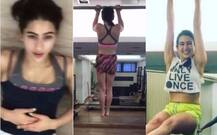 बॉलीवुड में एंट्री को लेकर खूब पसीना बहा रही हैं सारा अली खान, देखें वीडियो