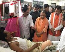 इलाहाबाद में अस्पताल का निरीक्षण करने पहुंचे योगी के लिए लगे 20 कूलर, सीएम के जाते ही कूलर हटाए