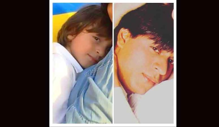 Have U Ever Seen A Better Pair Of Perfect Fitting Genes Asks Shahrukh Khan With Abram Pictures 'क्या इससे पहले किसी ने बाप-बेटे की इतनी परफेक्ट जोड़ी देखी है?'