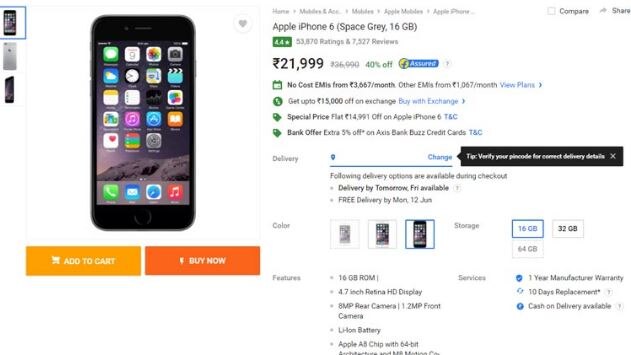 Father's Day Discount: 21,999 रुपये में खरीदें iPhone 6