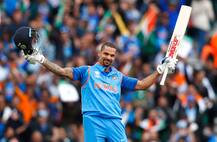 ICC टूर्नामेंट्स में सबसे तेज़ 500 रन बनाने वाले बल्लेबाज़ बने शिखर धवन