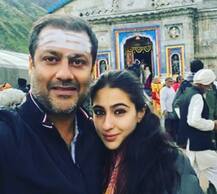 \'केदारनाथ\' के लिए डायरेक्‍टर अभि‍षेक कपूर के साथ मन्‍नत मांगने पहुंची सारा अली खान