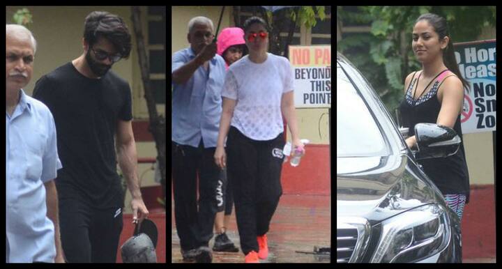 बॉलीवुड अभिनेता शाहिद कपूर आजकल अपनी पत्नी मीरा को फिटनेस के टिप्स दे रहे हैं. हम ऐसा इसलिए कह रहे हैं क्योंकि शाहिद और मीरा कपूर आजकल रोज ही जिम एक साथ जाते हैं. दिलचस्प ये है कि ये दोनों जिस जिम में जाते हैं वहीं करीना कपूर खान भी आजकल नज़र आ रही हैं.