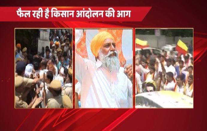 अब राजस्थान में सुलगा किसान आंदोलन, बूंदी में कलेक्ट्रेट पर हंगामा