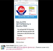  Jio DTH के रजिस्टेशन शुरु हो चुके हैं, 6 महीने के लिए फ्री होगा?