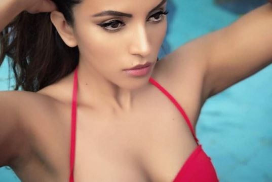 Shama Sikander Is The Perfect Seductress In A Red Hot Bikini रेड बिकनी में 'कहर' ढहा रहा है शमा सिंकदर का ऐसा HOT अंदाज
