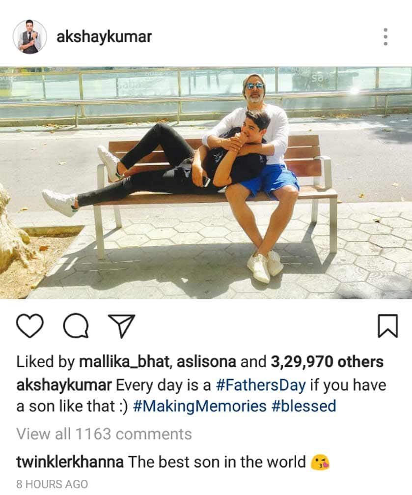 फादर्स डे पर अक्षय कुमार ने शेयर की बेटे आरव की फोटो और कह दी बहुत ही इमोशनल बात!