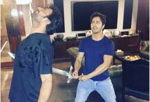 जब \'बाहुबली\' प्रभास के मारने के लिए \'कटप्पा\' बन गए वरूण धवन, देखें PIC