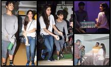 शाहिद कपूर के भाई ईशान के साथ बेबी ड्राइवर की स्क्रीनिंग पर पहुंचीं जाह्नवी कपूर, देखें PICS