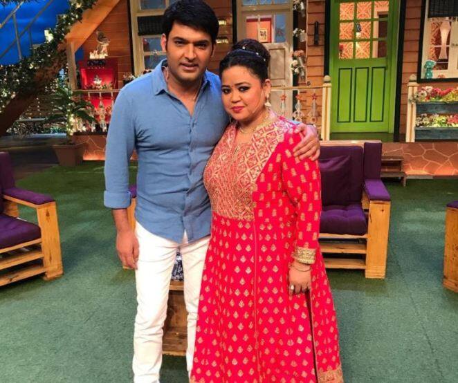 The Kapil Sharma Show Bharti Singh Shares Pic From The Show कपिल के साथ कॉमेडी का तड़का लगाती नजर आएंगी भारती