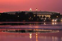 IN PICS: GST लॉन्च होने से पहले कुछ ऐसा था राष्ट्रपति भवन और संसद का नज़ारा