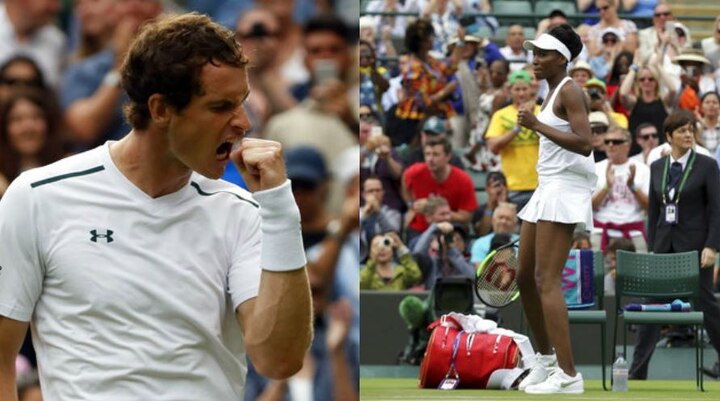 Wimbledon 2017 Andy Murray And Venus Debut With Wins In Wimbledon एंडी मरे और वीनस ने विंबलडन में किया जीत के साथ आगाज