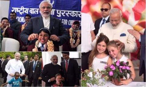 IN PICS: ...जब बच्चों को दुलारने से खुद को रोक नहीं पाए PM मोदी! IN PICS: ...जब बच्चों को दुलारने से खुद को रोक नहीं पाए PM मोदी!