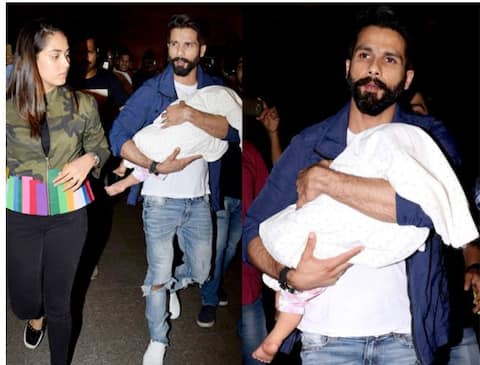 IIFA 2017: वाइफ मीरा और बेटी मीशा के साथ न्यूयॉर्क रवाना हुए शाहिद कपूर, देखें PICS IIFA 2017: वाइफ मीरा और बेटी मीशा के साथ न्यूयॉर्क रवाना हुए शाहिद कपूर, देखें PICS
