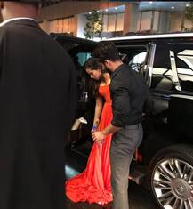 IIFA में जाते समय पत्नी मीरा का गाउन संभालते दिखे शाहिद कपूर