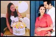 मैटर्निटी फोटोशूट में पति के साथ बेबी बंप फ्लॉन्ट करती दिखी हैं ईशा देओल, यहां हैं तस्वीरें