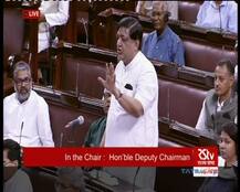 नरेश अग्रवाल ने राज्यसभा में भगवान के नाम को शराब से जोड़ा, हंगामे के बाद जताया खेद