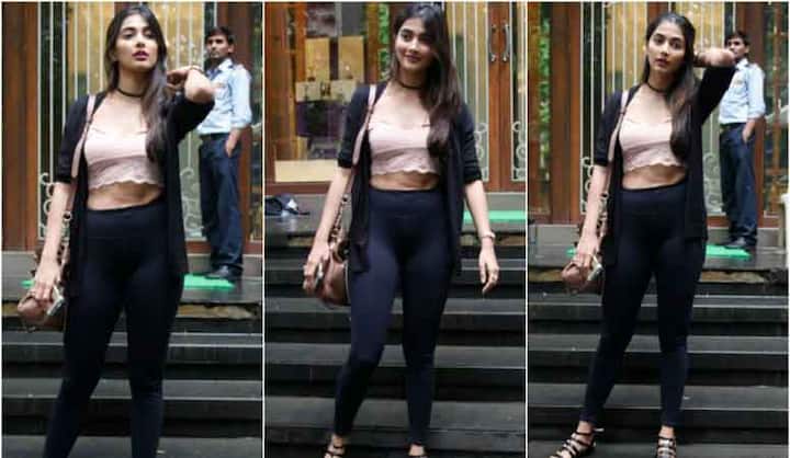 तस्वीरें बॉलीवुड की हॉट अभिनेत्री पूजा हेगड़े की है. उनकी ये ताज़ा तस्वीरें मुंबई के बांद्रा की हैं. 