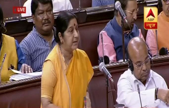 Sushma Swaraj On India China Standoff Doklam Issue In Rajyasabha संसद में सुषमा का चीन को करारा जवाब, कहा- ‘पहले डोकलाम से अपनी सेना हटाए चीन’