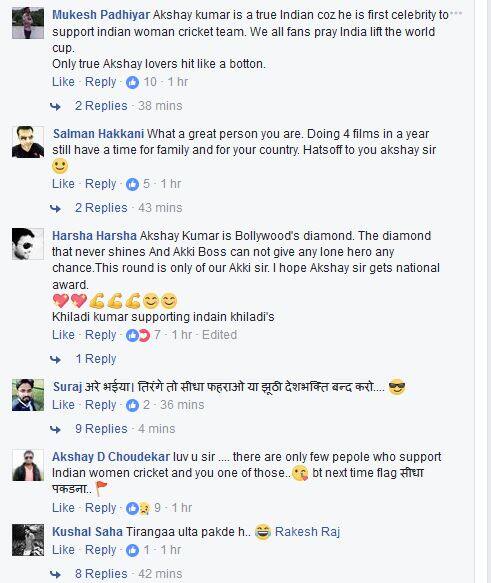 अक्षय के इस फोटो पर जहां कुछ लोग उन्हें ट्रोल कर रहे हैं वहीं कुछ फैंस उनका समर्थन भी कर रहे हैं.