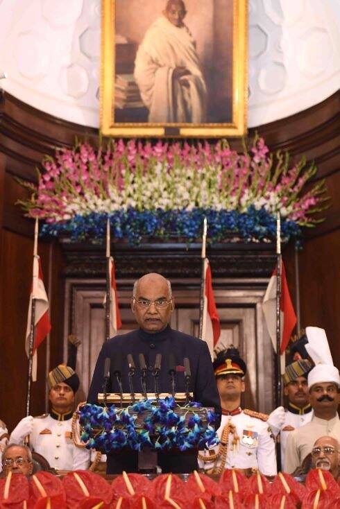  भारत के 14वें राष्ट्रपति रामनाथ कोविंद. 