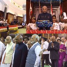 तस्वीरों में देखिए भारत के 14वें राष्ट्रपति का शपथ ग्रहण समारोह