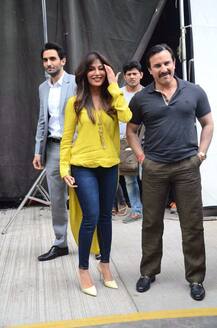 फिल्म \'मैगज़ीन\' की शूट के दौरान मस्ती करते नज़र आए सैफ और चित्रांगदा