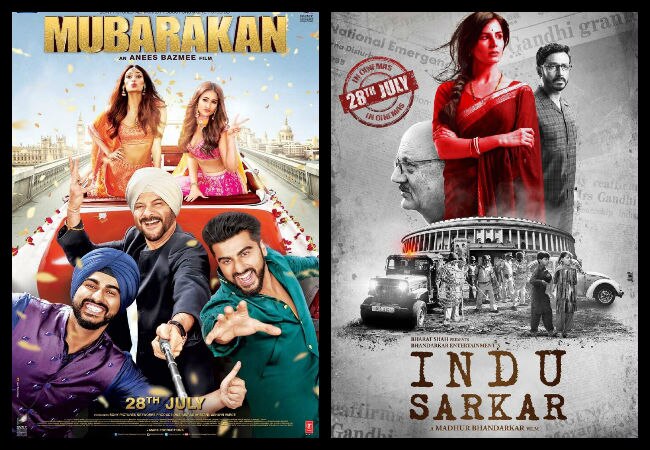 Today Release Indu Sarkar Mubarakan Raag Desh And Baarat Company आज सिनेमाघरों में रिलीज़ हो रही है 'इंदु सरकार', 'मुबारकां' सहित चार फिल्में