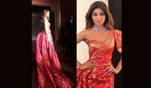 Couture Week: मोनिशा जयसिंह के डिज़ाइन में शिल्पा शेट्टी ने किया रैंप वॉक