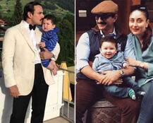 सैफ और करीना के साथ नवाबी अंदाज में खिलखिलाते दिखे तैमूर, तस्वीरें वायरल