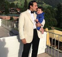 सैफ और करीना के साथ नवाबी अंदाज में खिलखिलाते दिखे तैमूर, तस्वीरें वायरल