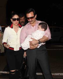 सैफ और करीना के साथ नवाबी अंदाज में खिलखिलाते दिखे तैमूर, तस्वीरें वायरल