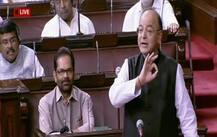 बेंगलूरु में छापेमारी पर राज्यसभा में भारी हंगामा, जेटली बोले- \'कांग्रेस विधायकों पर छापेमारी नहीं\'