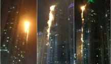 दुबई के 84 मंजिला टॉर्च टावर में भीषण आग, दो साल में दूसरी घटना