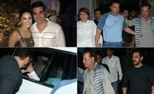 अरबाज खान के 50वें बर्थडे बैश में शामिल हुआ पूरा ‘खानदान’,  सनी लियोनी भी आईं नजर