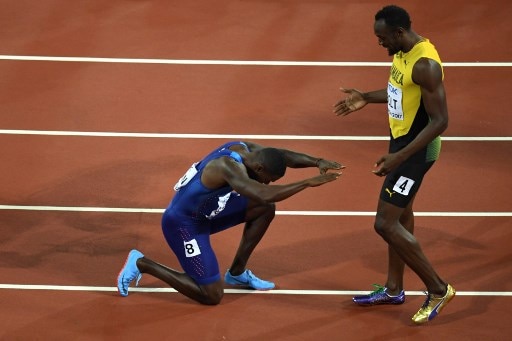 Bronze And Gone In A Shocker Bolt Takes Third At Worlds अपने करियर की आखिरी रेस में पिछड़ गए उसेन बोल्ट