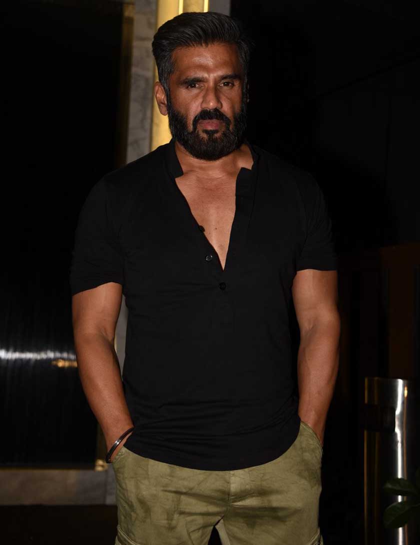 सुनील शेट्टी भी पहुंचे. (Photo: Manav Mangalani)