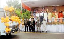 यूपी: सीएम योगी ने किया \'नमामि गंगे जागृति यात्रा\' का शुभारंभ