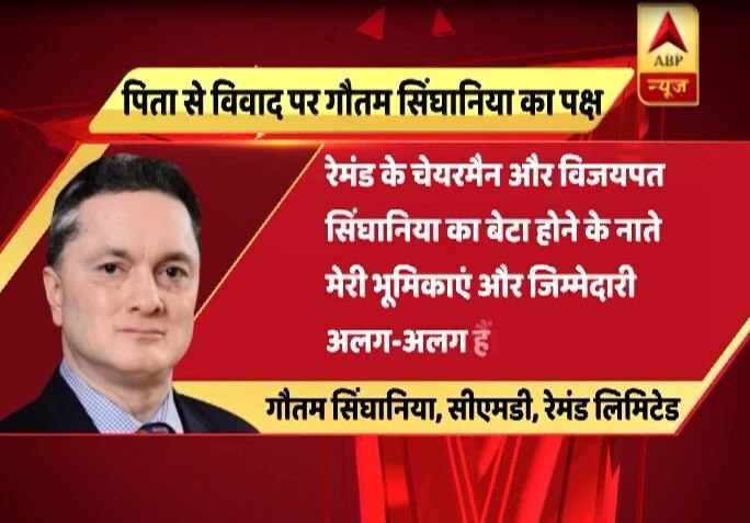 संपत्ति विवाद रेमंड कंपनी के चेयरमैन गौतम सिंघानिया ने पिता के आरोपों को सिरे से खारिज किया 1729