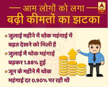INFOGRAPHICS: देखिए जुलाई में कैसे लगा महंगाई का झटका !