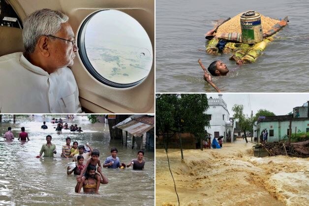 Rain Floods Inundate 13 States Of Bihar 56 Dead बिहार के 13 जिलों में बाढ़ से भारी तबाही, मरने वालों की संख्या बढ़कर 56 पहुंची