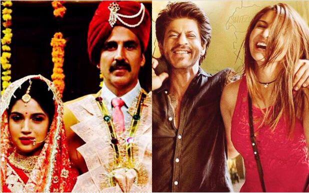 बॉलीवुड अक्षय कुमार और भूमि पेडनेकर की फिल्म ‘टॉयलेट एक प्रेम कथा’ ने घरेलू बॉक्स ऑफिस पर पांच दिनों में धमाकेदार कमाई की है. इस फिल्म ने एक हफ्ते पहले (5 अगस्त) रिलीज हुई फिल्म जब हैरी मेट सेजल को कमाई के मामले में काफी पीछे छोड़ दिया है. आगे जानें दोनों फिल्मों की कमाई...