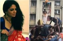 SEE PICS: ‘दही हांडी’ के मौके पर खुद गोविंदा बनी कविता कौशिक, फोड़ी मटकी