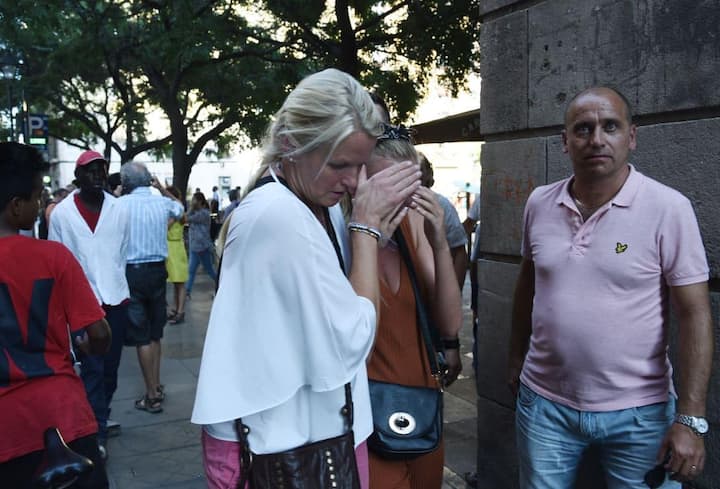 चैरिटी डायरेक्टर एथन स्पीबे ने कहा, ‘‘अचानक यह सब ऐसे हुआ कि अफरातफरी मच गयी. लोग दहशत में भागने लगे. एक तरह से भगदड़ सी मच गयी थी.’’