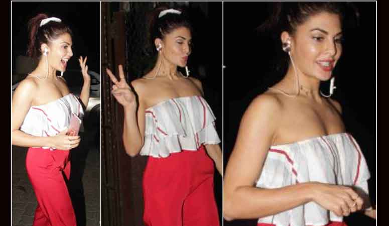 तस्वीरों में कैद हुईं डबिंग करके लौट रहीं जैकलीन!