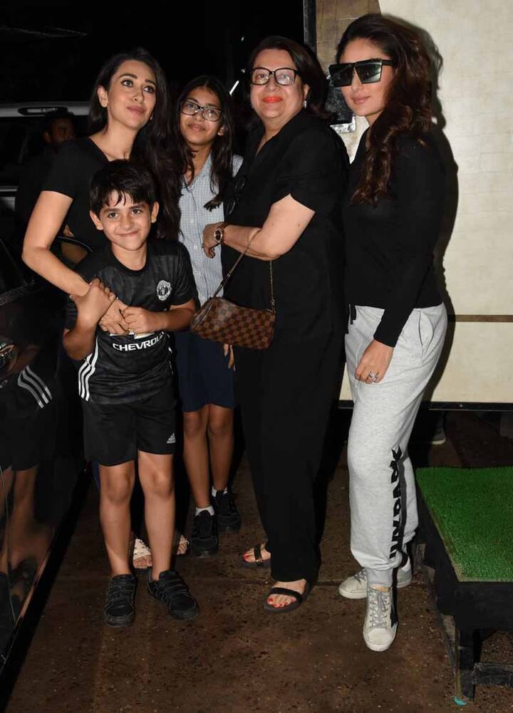 बता दें कि शूटिंग के लिए करिश्मा के साथ उनकी बेटी समायरा और बेटे कियान भी पहुंचे थे. (Photo: Manav mangalani)