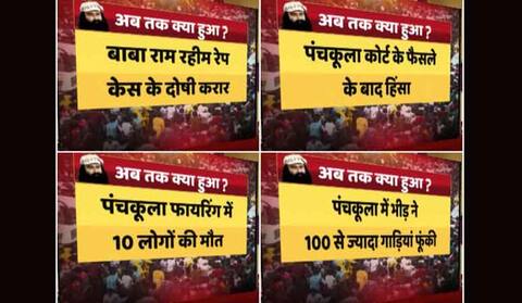 जानें, राम रहीम को रेप का दोषी करार दिए जाने के बाद अबतक क्या हुआ जानें, राम रहीम को रेप का दोषी करार दिए जाने के बाद अबतक क्या हुआ